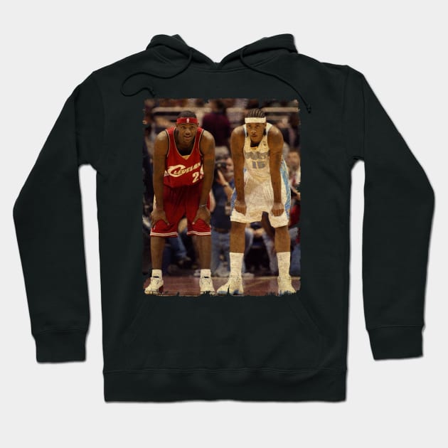 Lebron James vs Carmelo Anthony Hoodie by Wendyshopart